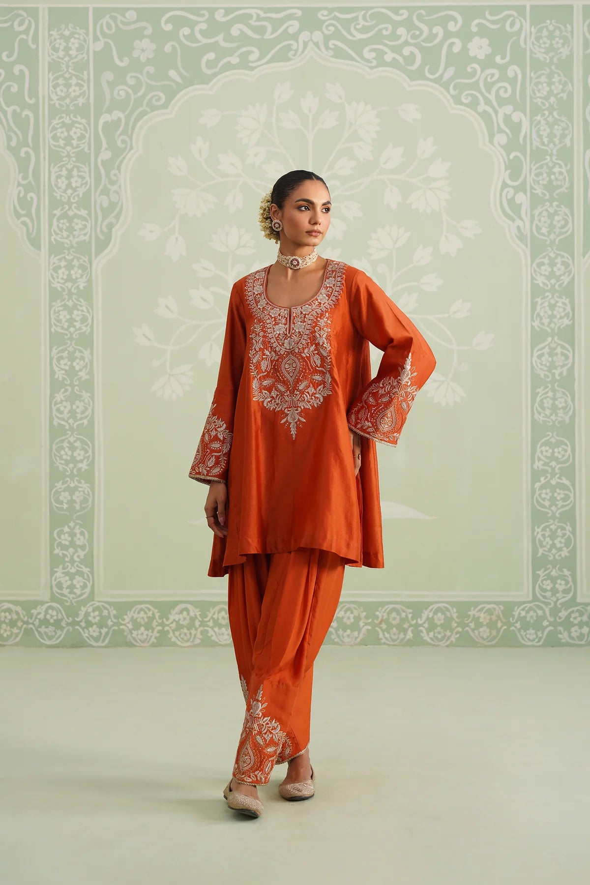 Embroidered Formal Suit Set